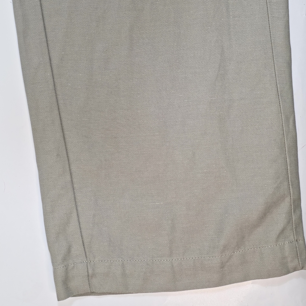 Enza Costa Everywhere Pants Size 1 Taupe Tencel Linen Cotton Elastic Waist - Picture 5 of 7
